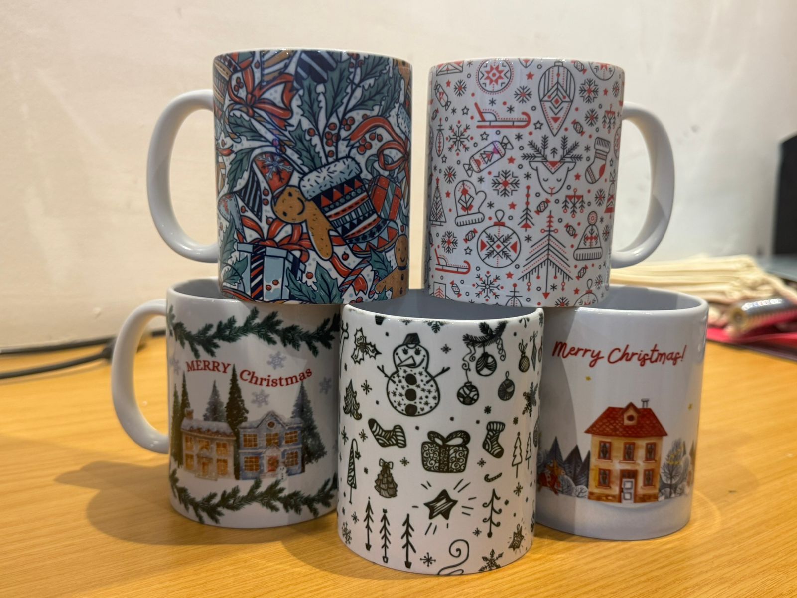 Festive Christmas Mug – Holiday Ceramic Coffee Cup Gift